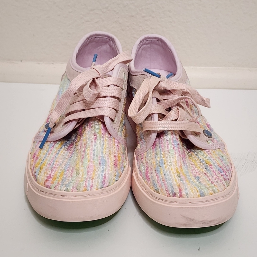 Satorisan Heisei Raffia Handmade Woven Tweed Sneakers 38 - Picture 10 of 11